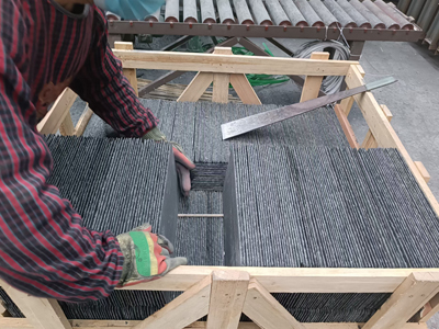 Natural roofing tiles